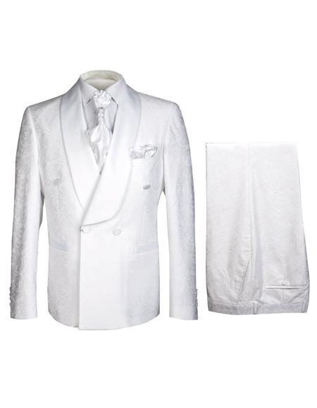 Rossiman Rossi Men’s Dress Suit - Classic Tailored Formalwear - Italian Slim Fit Luxury Suit for Men by USA Men's Outlet