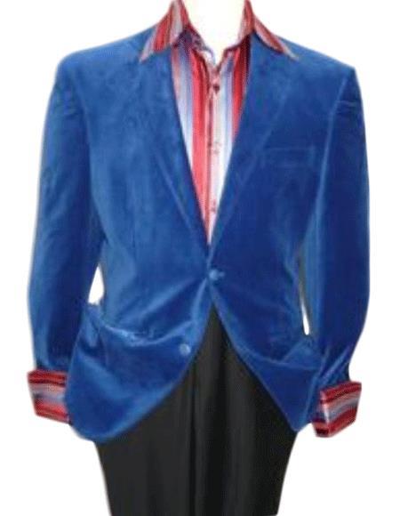 Men's blazer Jacket Royal Blue Velvet Cheap Priced Unique Fashion Designer Men's Dress Sale Jacket by mensitalyin