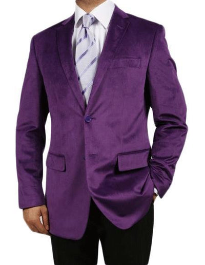 Men's Purple Fully Imported Velour Men's Tuxedo