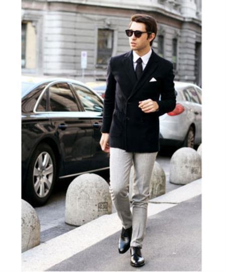 Men's Black Stylish Casual Tailored Double Breast Velvet velour Men's blazer Jacket - Slim Fitted by mensitalyin