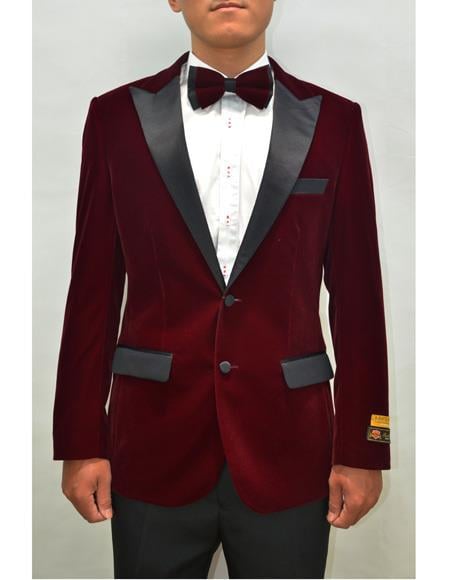 Peak Lapel Fashion Smoking Casual Velour Cocktail Tuxedo Dinner velour Men's blazer Jacket by menssuitsatlantain