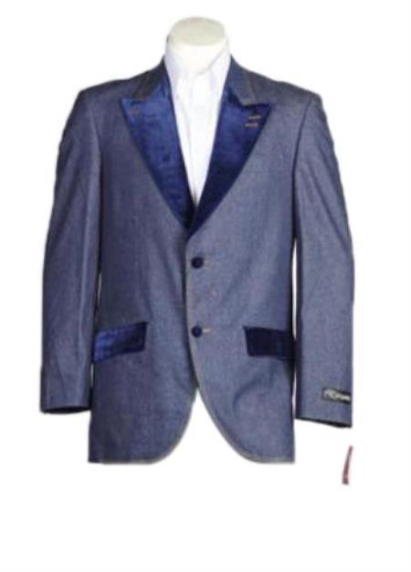 Men's Denim blazer - Denim Sport Coat Jacket (No Pants)