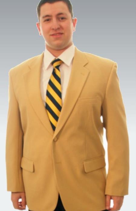 Mens Gold Blazer - Mens Gold Dinner Jacket by mensusain