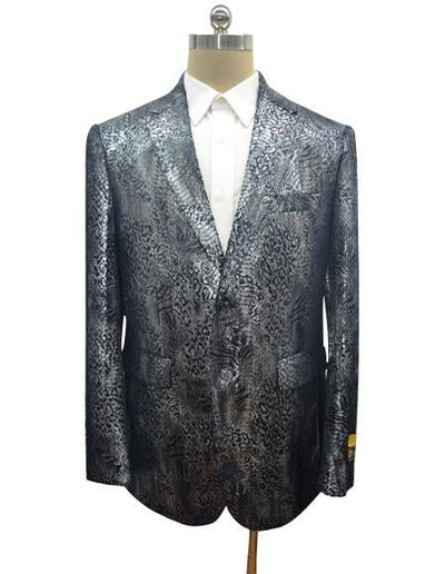 Snakeskin Blazer - Snakeskin Jacket Black