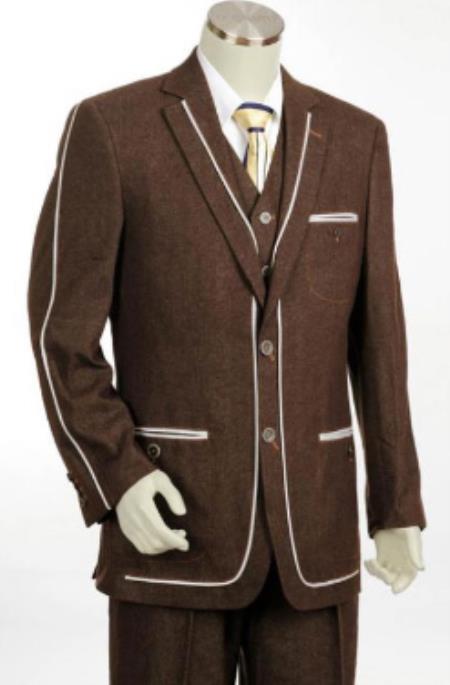 Brown Tuxedo by Menssuitsatlantain