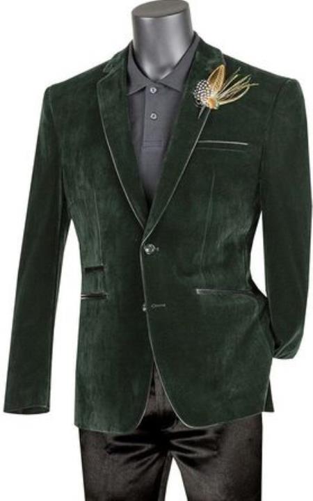 Mens Prom 2026 Party Jacket Emerald Slim Fit mensusain