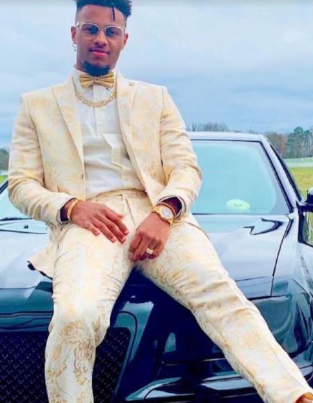 Mens Blazer Ivory mensusain