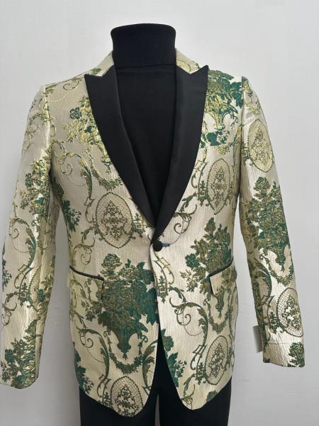 Mens Tuxedo Dinner Jacket - Kelly Green mensusain