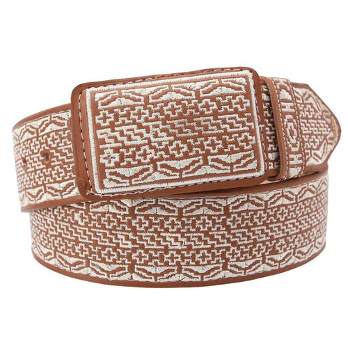 Cinto Vaquero Bordado Ancho 2”