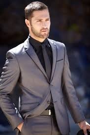 Grey Prom Suits & Prom Tuxedos | Gold Prom Suit Gray Prom Dress