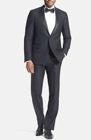 One Button Notch Lapel Tuxedo 1 button tuxedo
