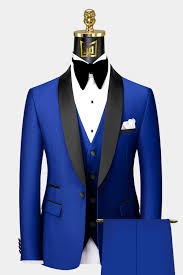 Men's blue sales tuxedos for weddings Blue Tuxedos