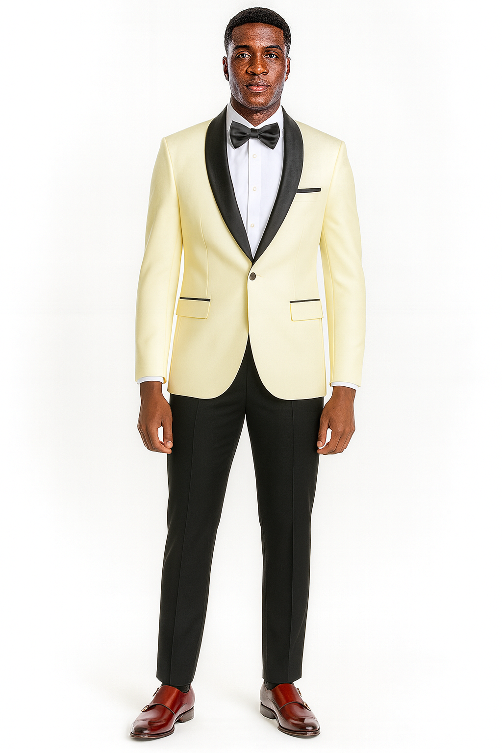 Big And Tall Suit For Men - Jacket + Pants + Bowtie + Pants - Ivory Suit – SuitUSA