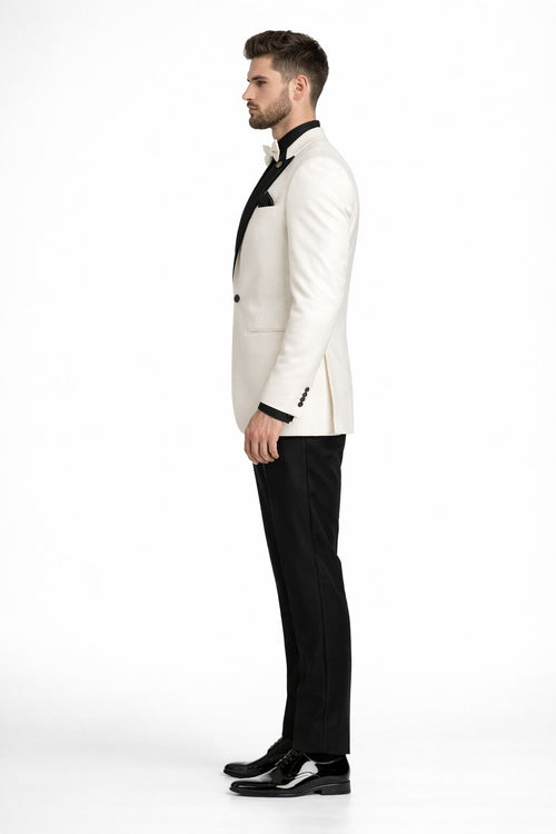 Ivory Formal Suit for Men – Stylish Church and Celebration Outfit