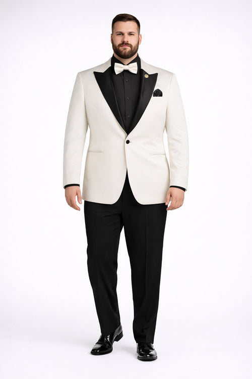 Ivory Formal Suit for Men – Stylish Church and Celebration Outfit