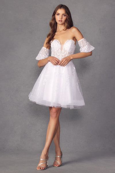 Dama Dresses for Quinceanera in White Style 909 Quince Outfit