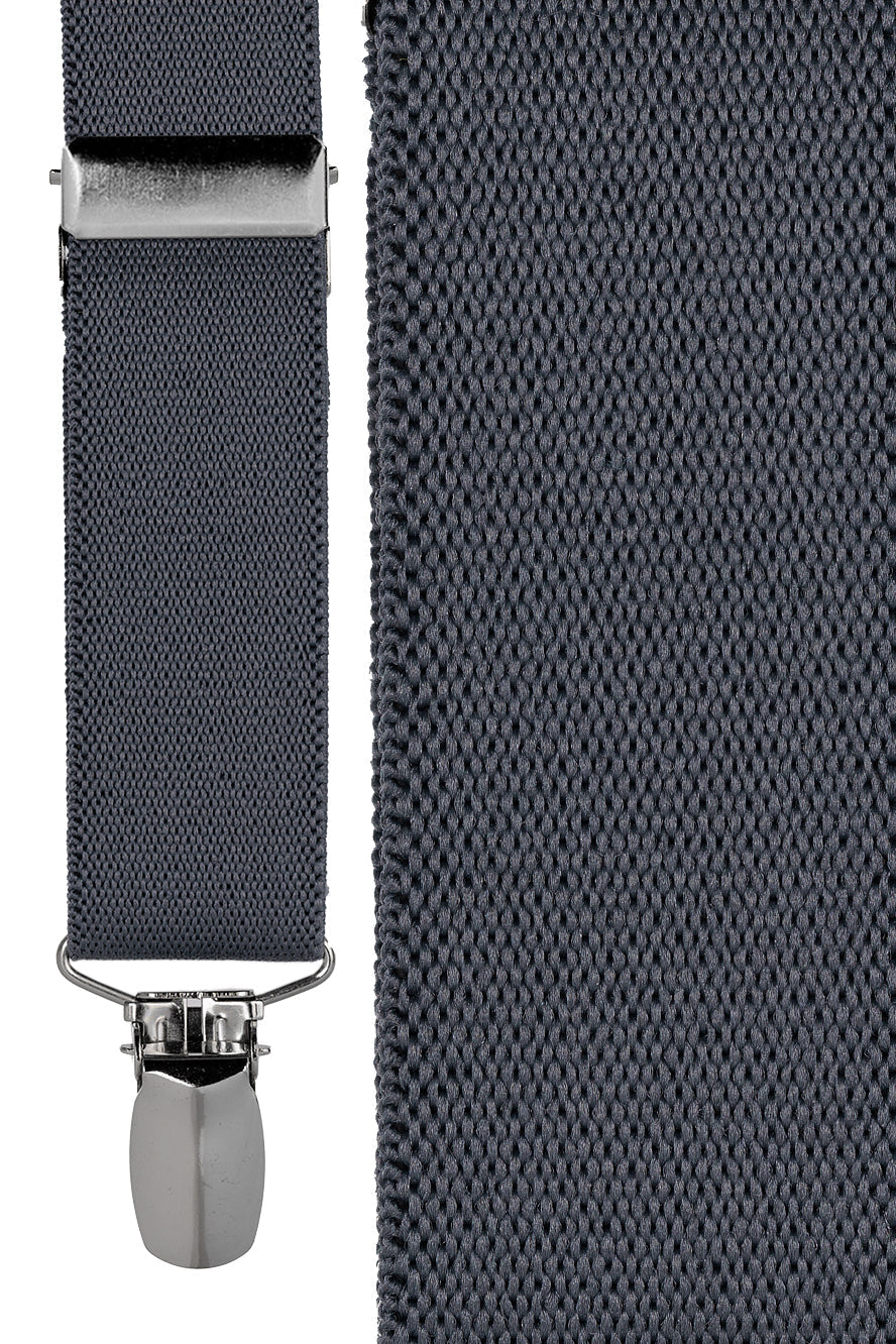 Cardi Medium Grey / 25" (Kids) "Beckett" Kids Suspenders
