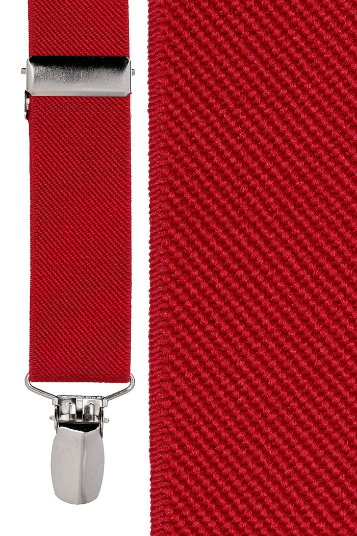 Beckett Kids Red Suspenders by Cardi