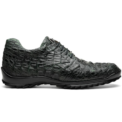 Marco_Di_Milano Kratos Green Luxury Leather Shoes