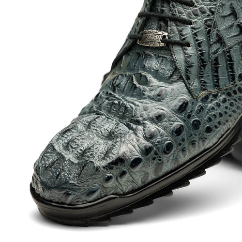 Marco Di Milano Kratos Gray Leather Luxury Shoe
