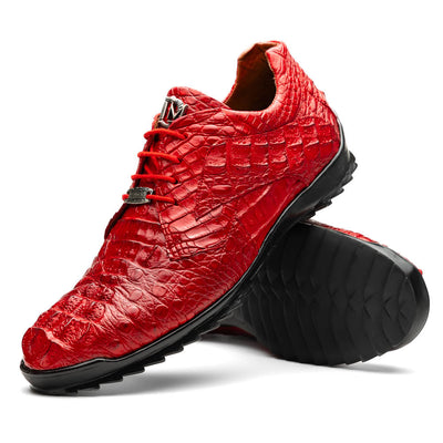 Marco_Di_Milano Kratos Red Luxury Leather Loafers