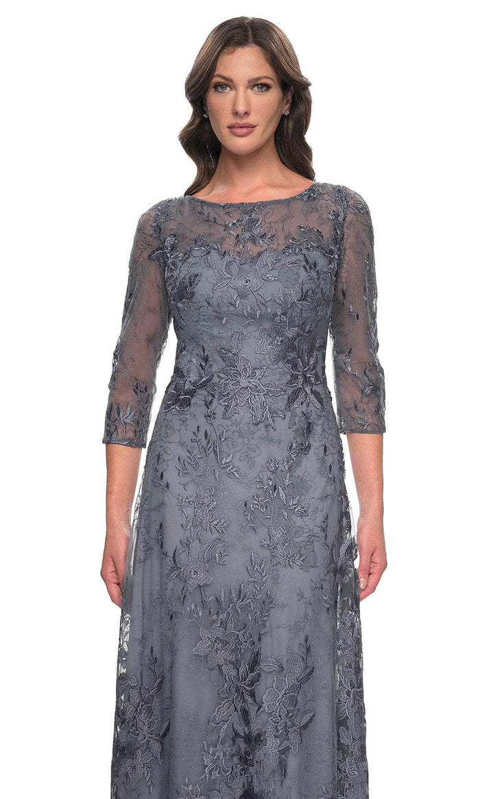 La Femme 30060 Bateau A-Line Formal Dress