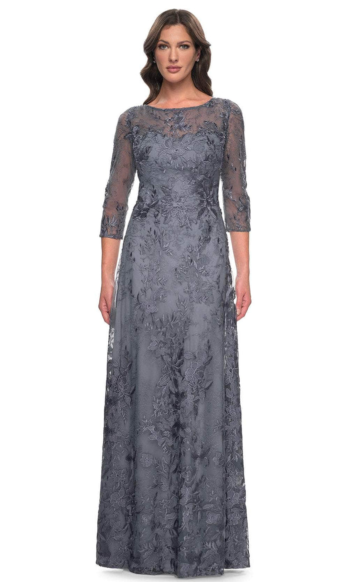La Femme 30060 Bateau A-Line Formal Dress