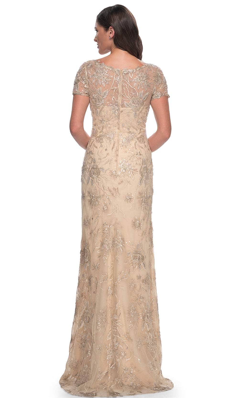 La Femme 30798 Beaded Lace Evening Dress
