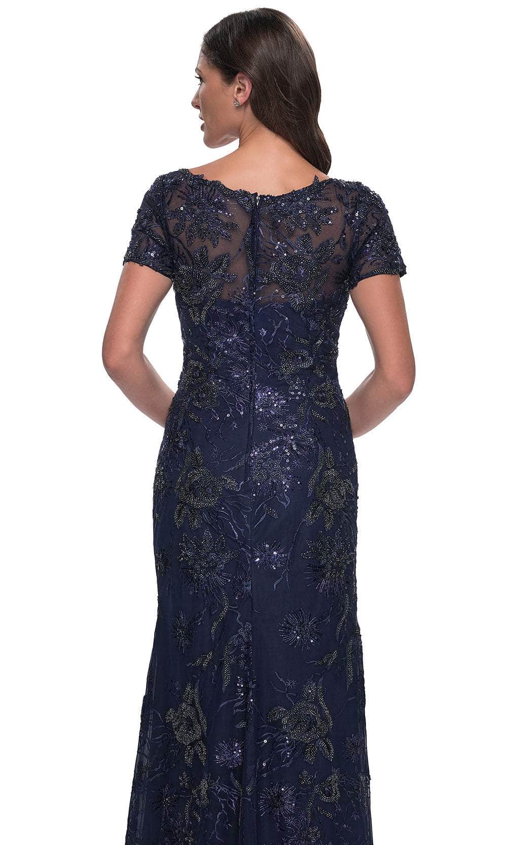 La Femme 30798 Beaded Lace Evening Dress