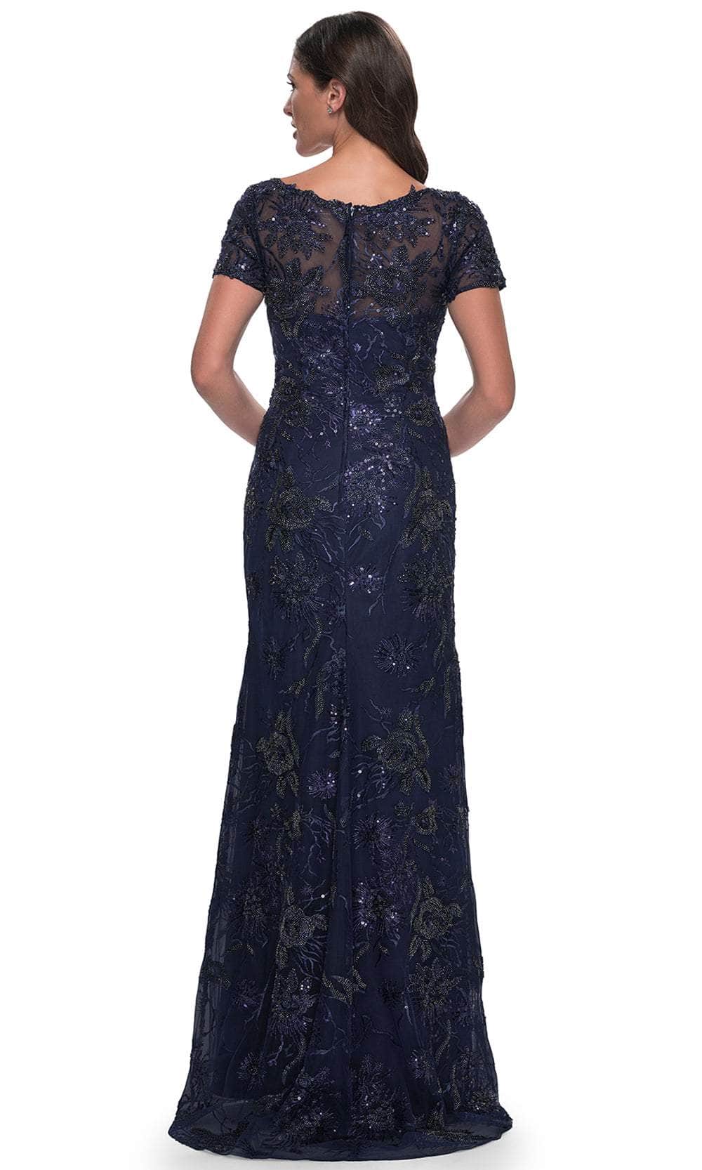 La Femme 30798 Beaded Lace Evening Dress