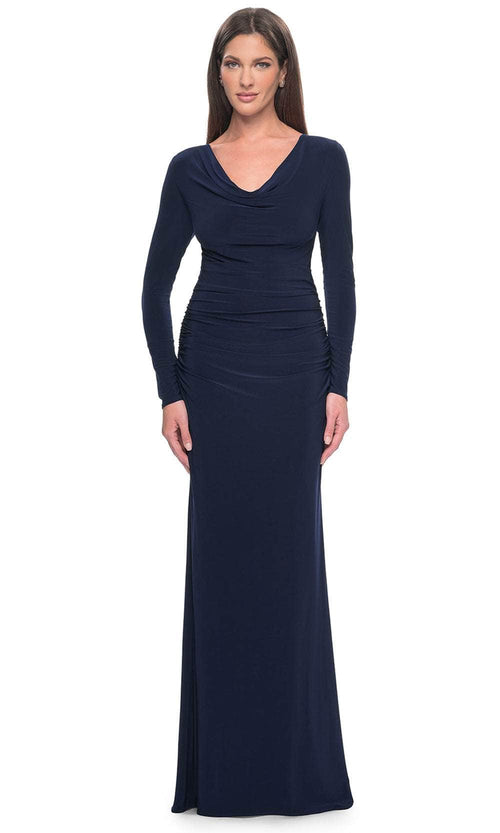 La Femme 30813 Long Jersey Evening Dress