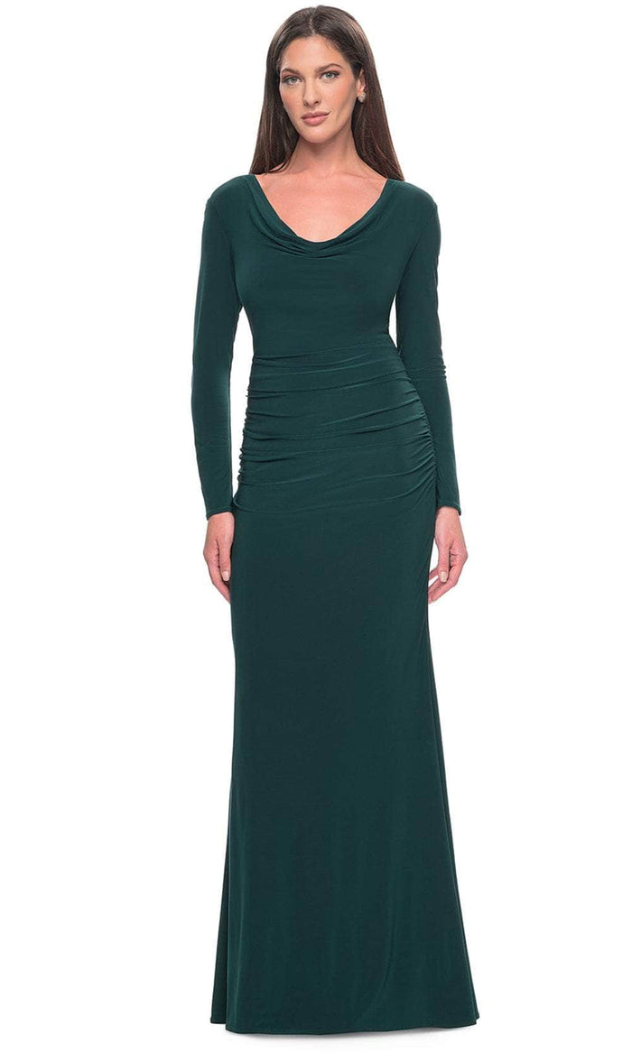 La Femme 30813 Long Jersey Evening Dress