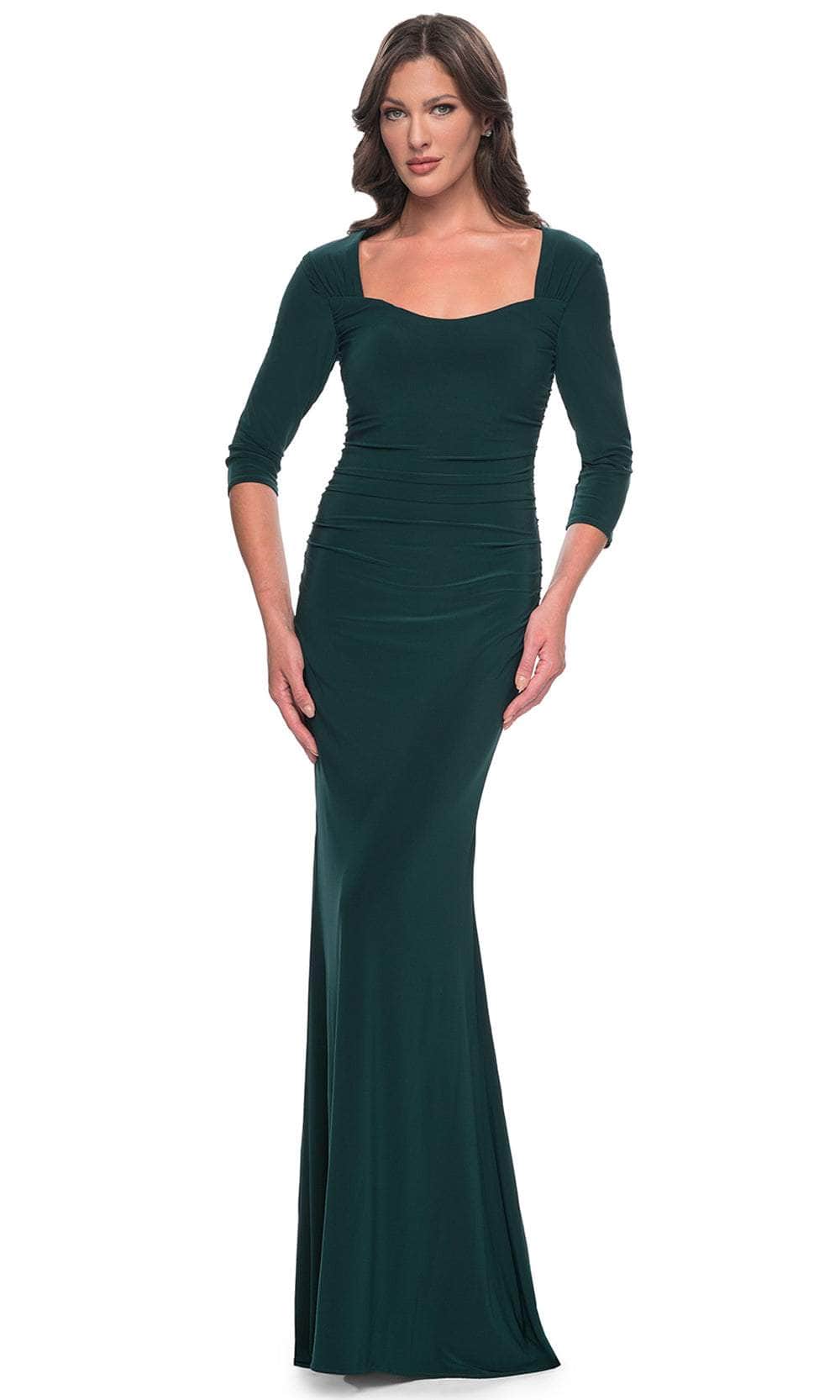 La Femme 30883 Quarter Sleeve Jersey Evening Dress – SuitUSA