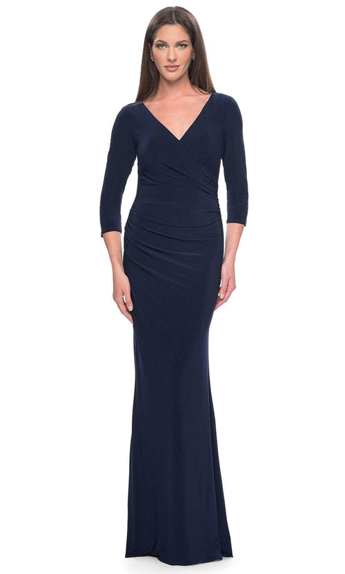 La Femme 31020 Wrap Style Evening Dress