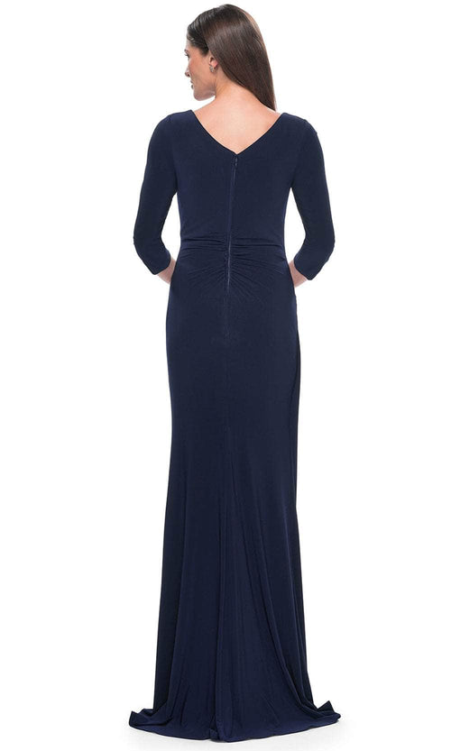 La Femme 31020 Wrap Style Evening Dress