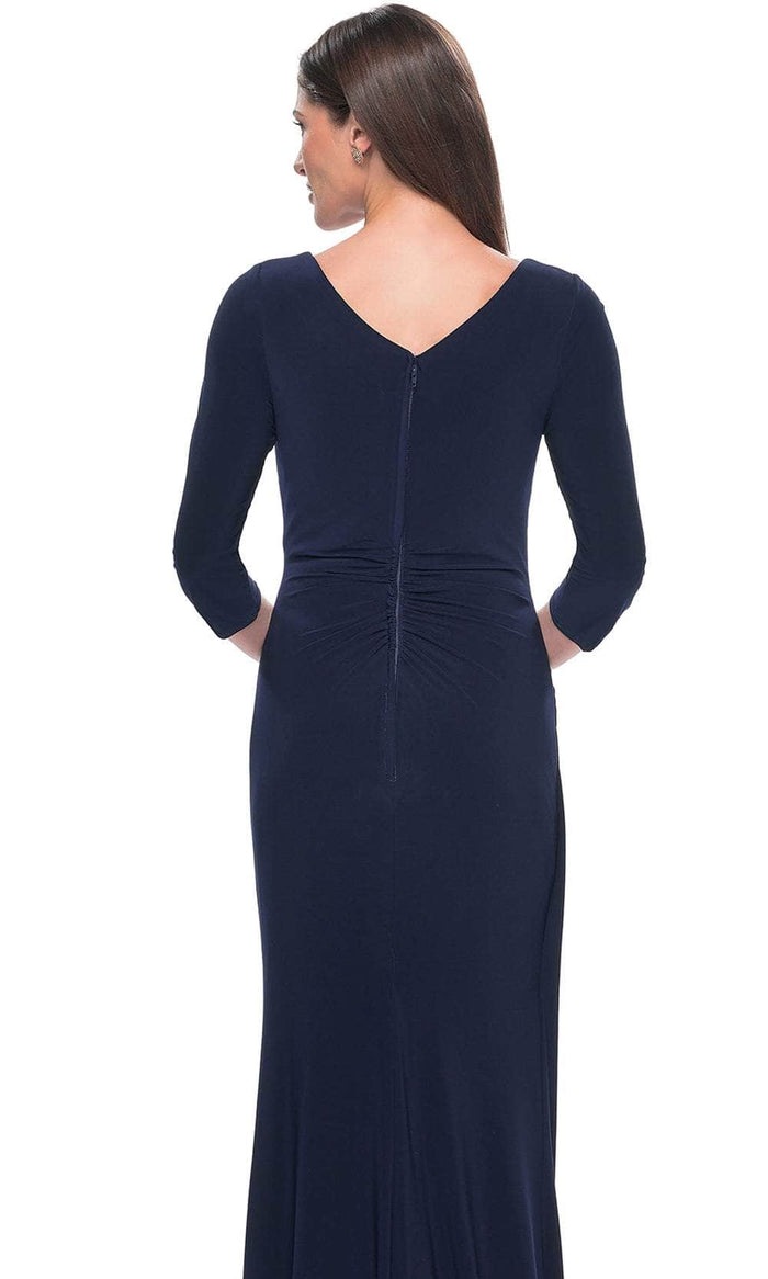 La Femme 31020 Wrap Style Evening Dress