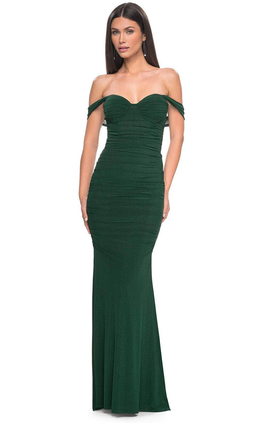 La Femme 31914 Ruched Jersey Prom Dress