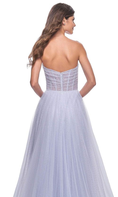 La Femme 31997 Shirred Sweetheart Prom Dress