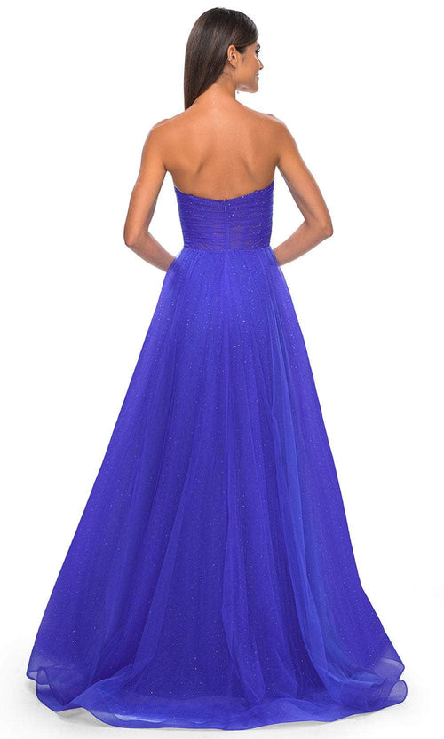 La Femme 31997 Shirred Sweetheart Prom Dress
