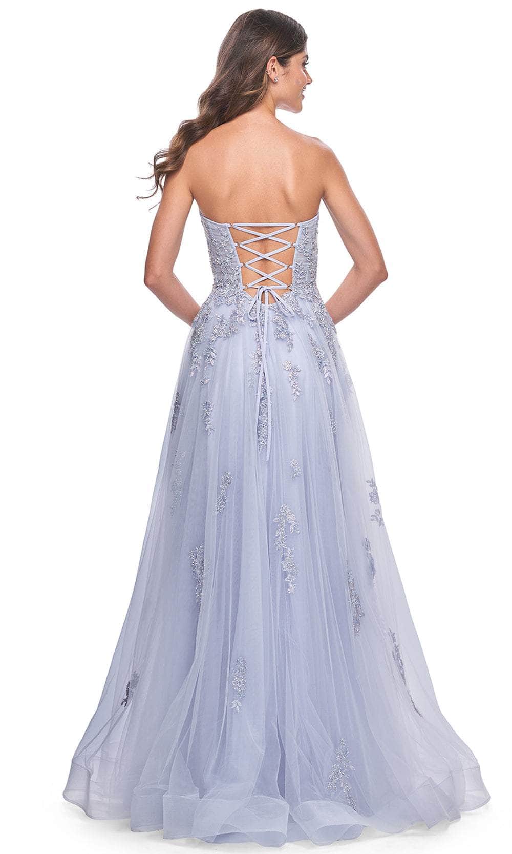 La Femme 32084 Lace Ornate Sweetheart Prom Dress