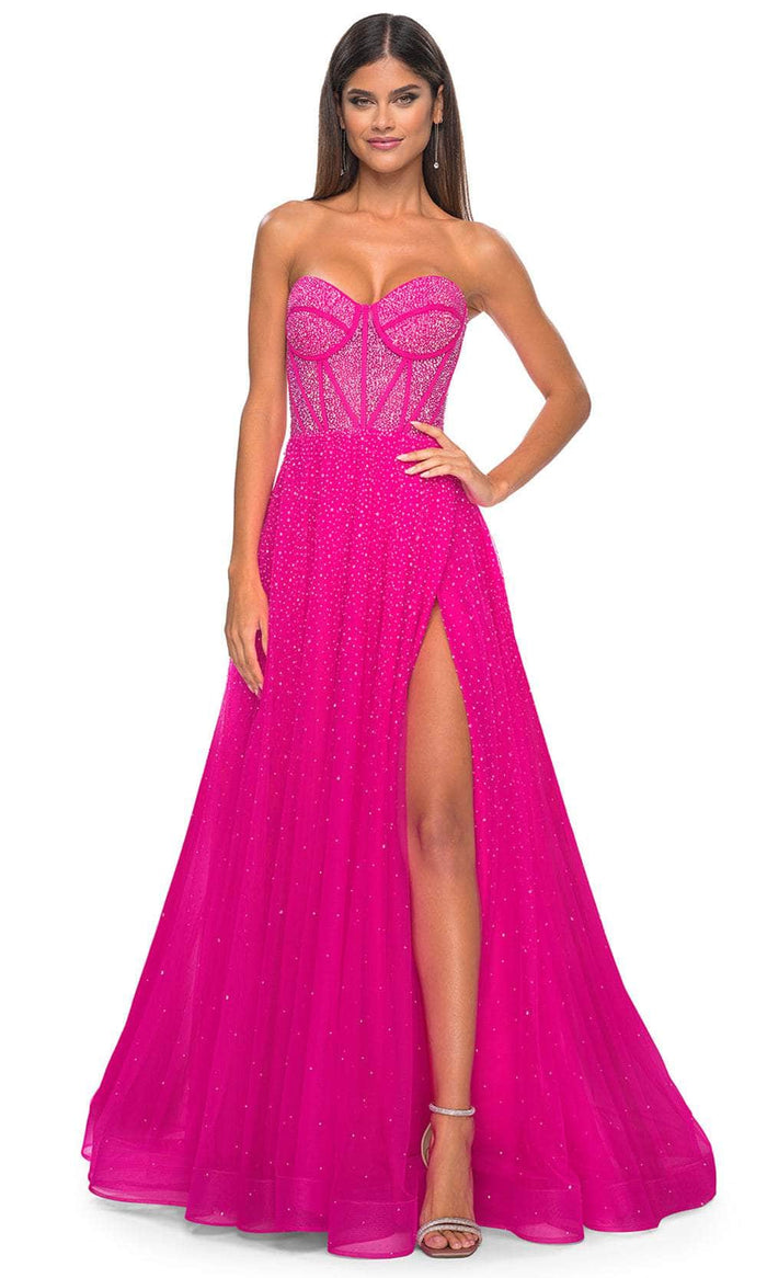 La Femme 32278 Bejeweled Bustier Prom Dress