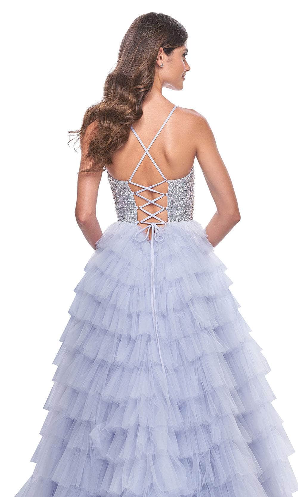 La Femme 32335 Sweetheart Neck Rhinestone Embellished Ballgown