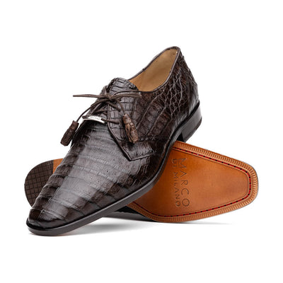 Marco Di Milano Lacio Brown Leather Oxford Shoe