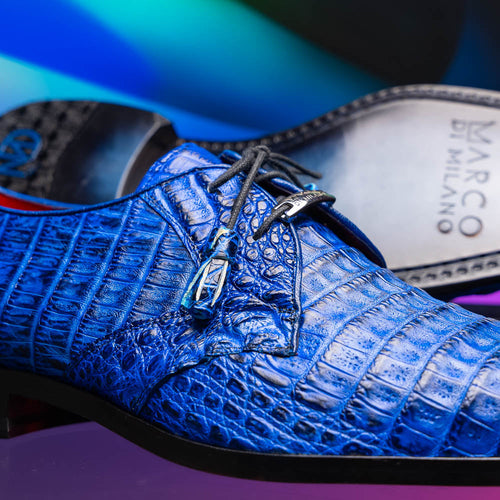 Marco Di Milano Lacio - Electric Blue Leather Loafers