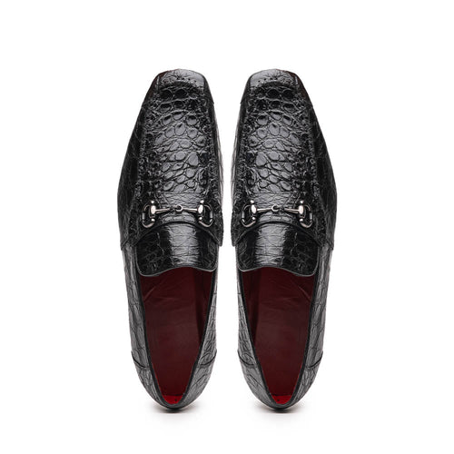 Marco Di Milano Caiman Bit Loafers Black