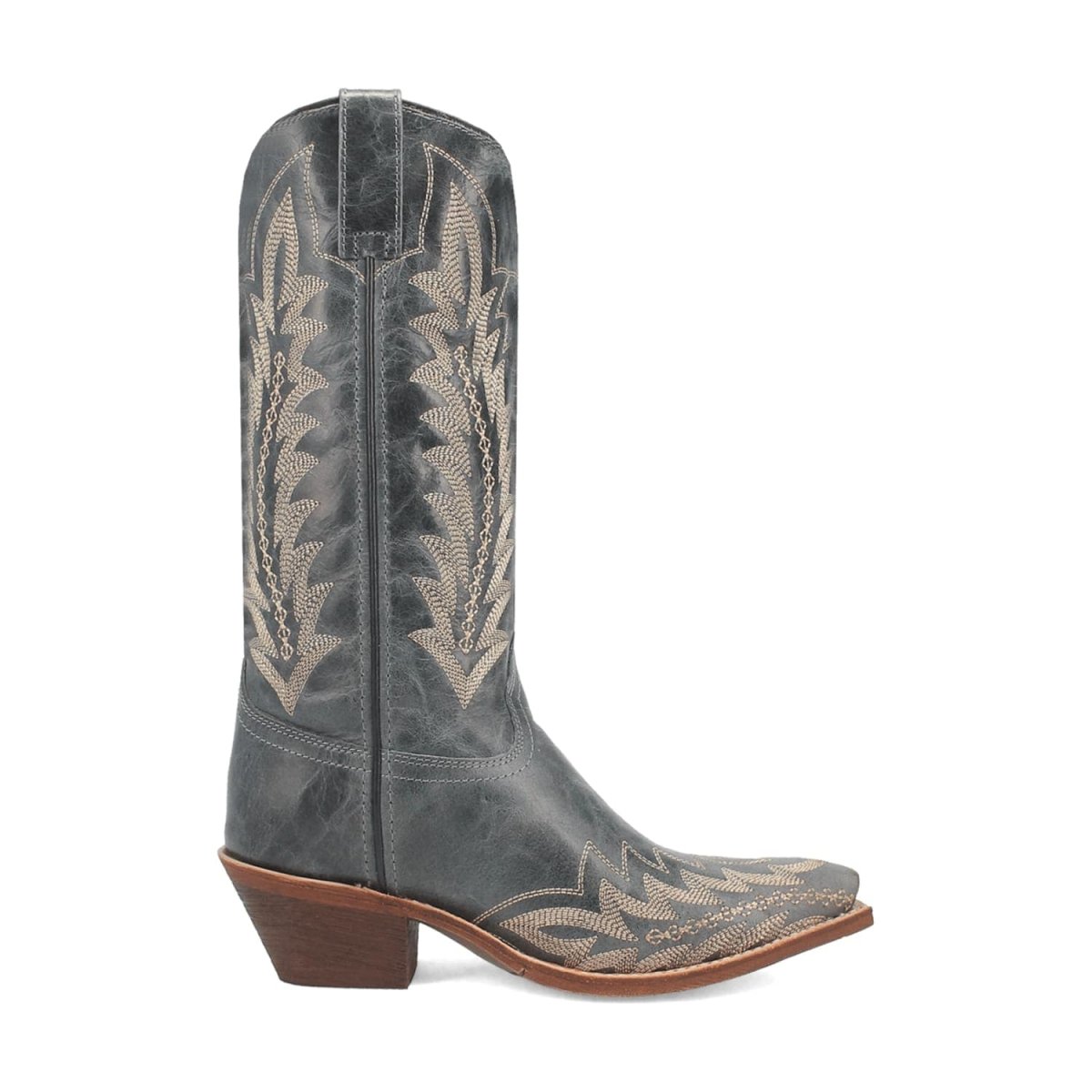 Laredo Women's Emmylee Snip Toe Leather Boots - Blue 52207