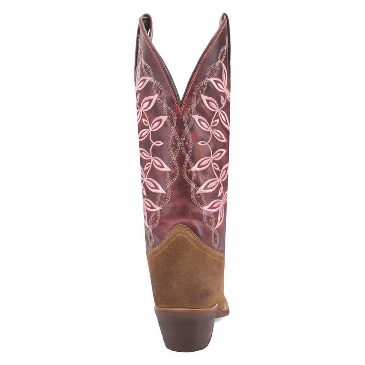 Laredo Women's Kama Snip Toe Leather Boots - Honey/Red 20005