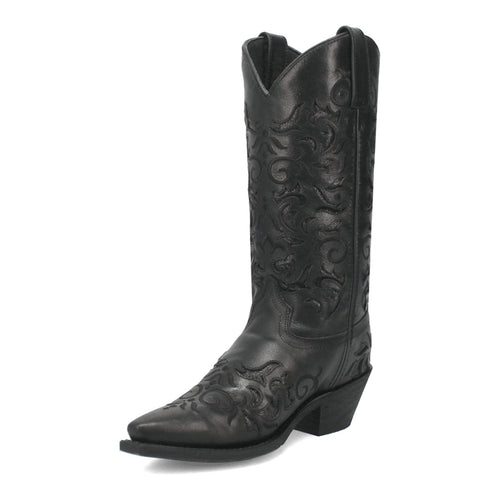 Laredo Women's Night Sky Snip Toe Leather Boots - Black 52450