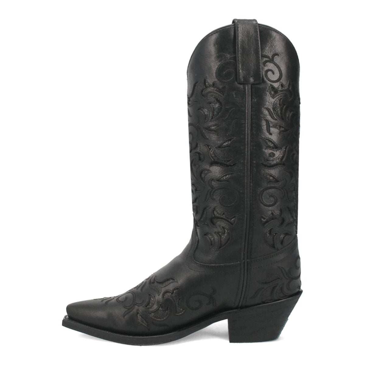 Laredo Women's Night Sky Snip Toe Leather Boots - Black 52450