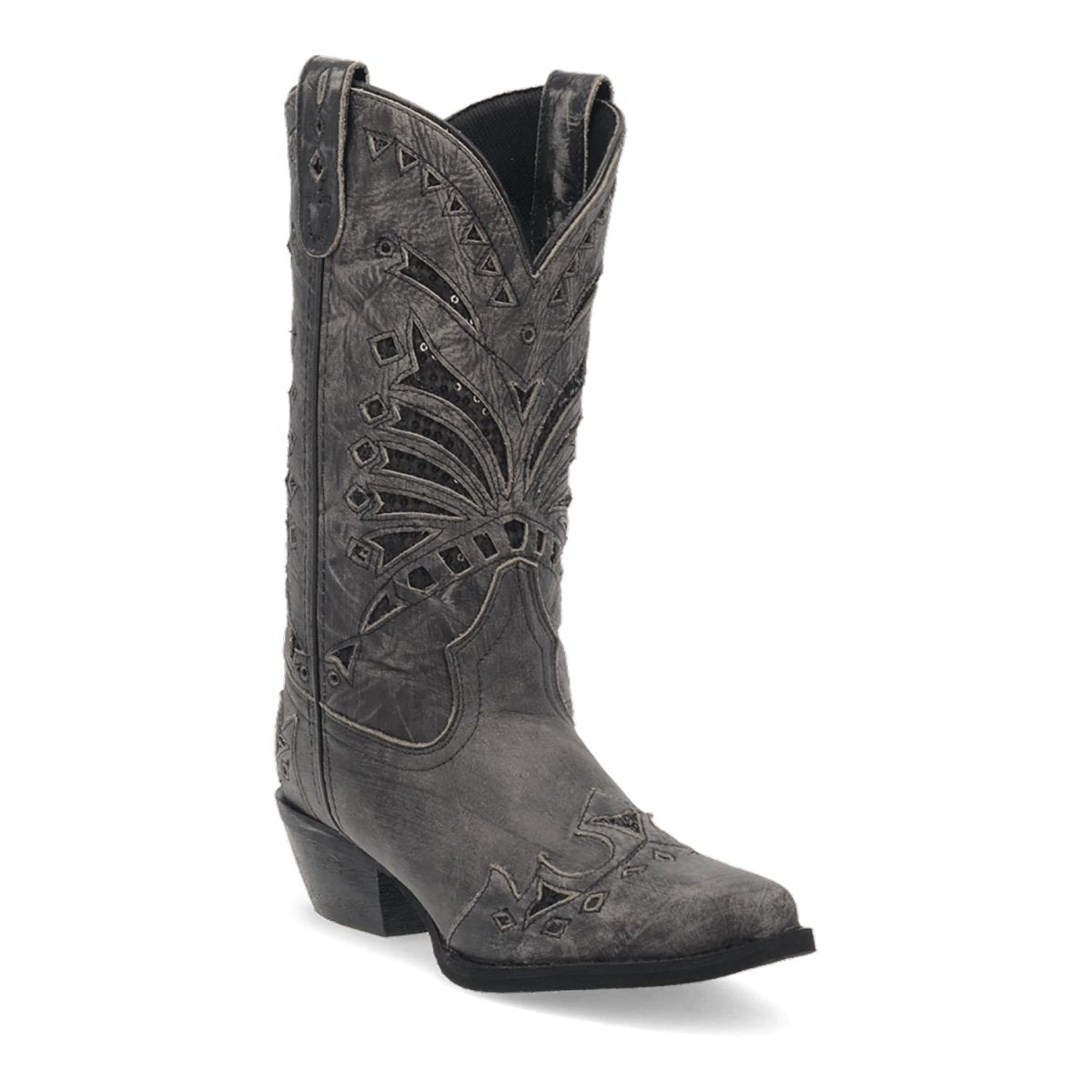 Laredo Women's Stevie Snip Toe Leather Boots - Black 52120